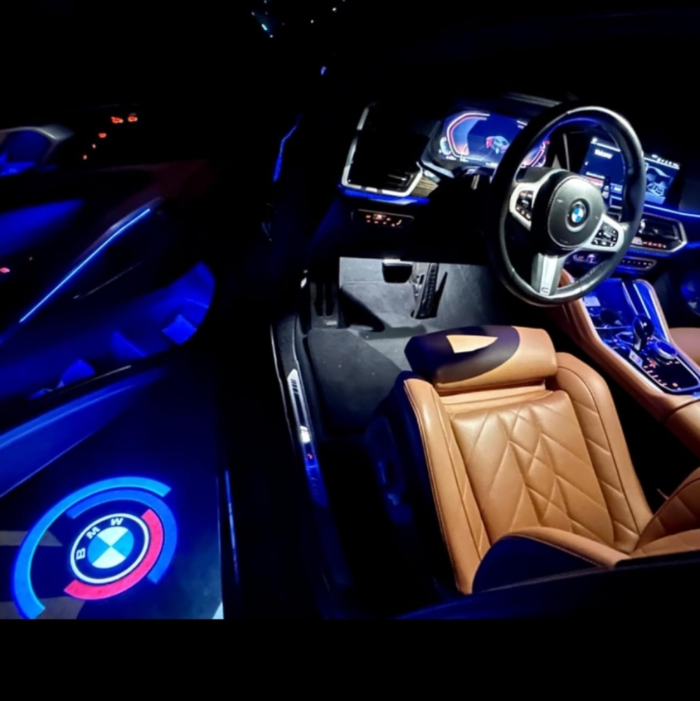 4 BMW 50th anniversary projector door lights